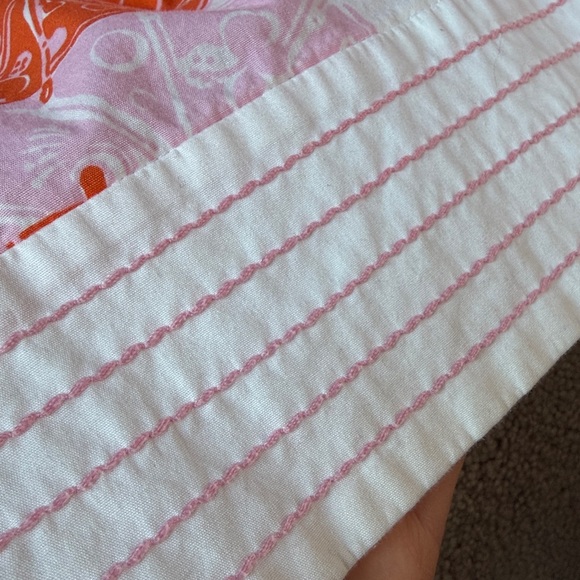 LIKE NEW Lilly Pulitzer Women's Size 6 Floral & Umbrellas Print Strapless Dress - Picture 6 of 12